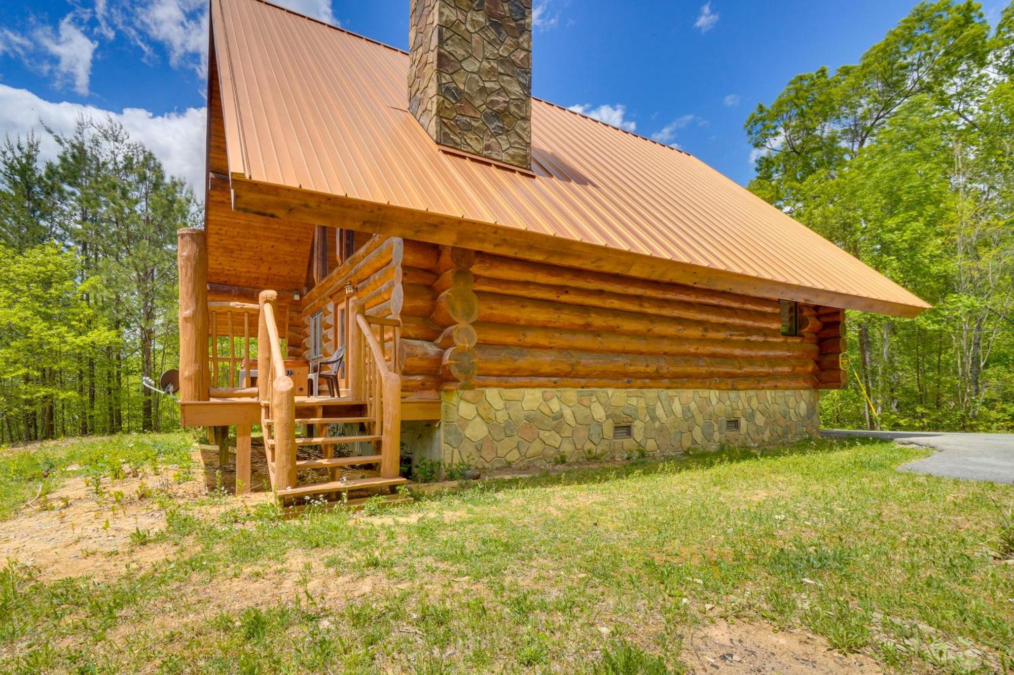 Gatlinburg Cabin With Hot Tub About 11 Miles To Downtown Extérieur photo