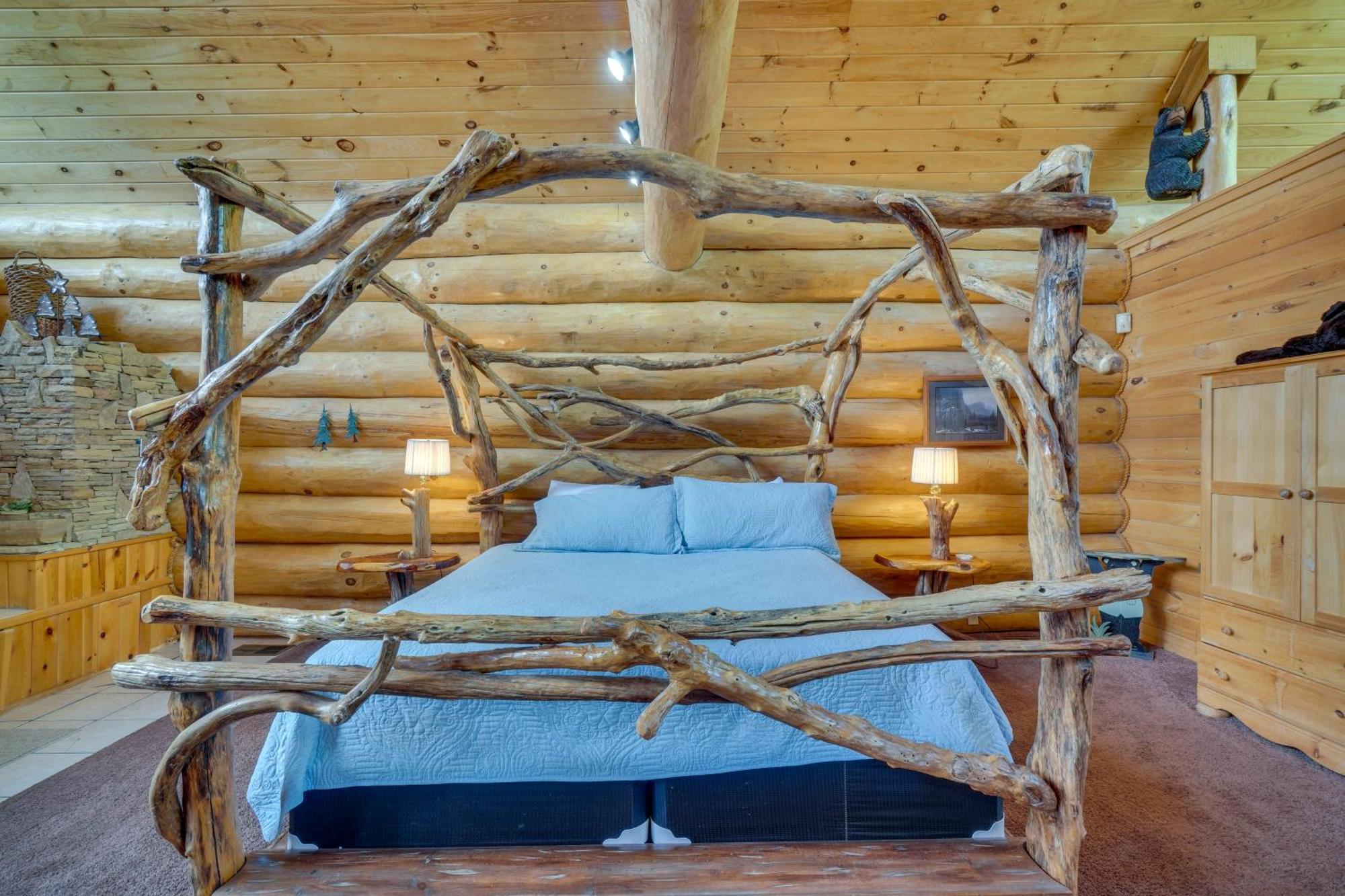 Gatlinburg Cabin With Hot Tub About 11 Miles To Downtown Extérieur photo